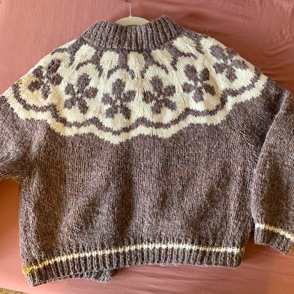 Vintage Wool Fair Isle Cardigan - Picture 4 of 5